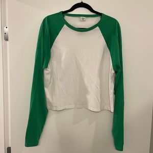 Aritizia Sunday best baseball tee/long sleeve